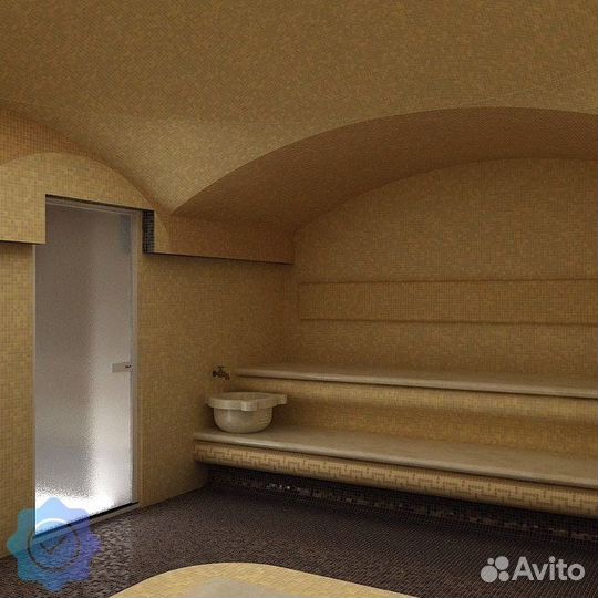 Купол парус в хамам