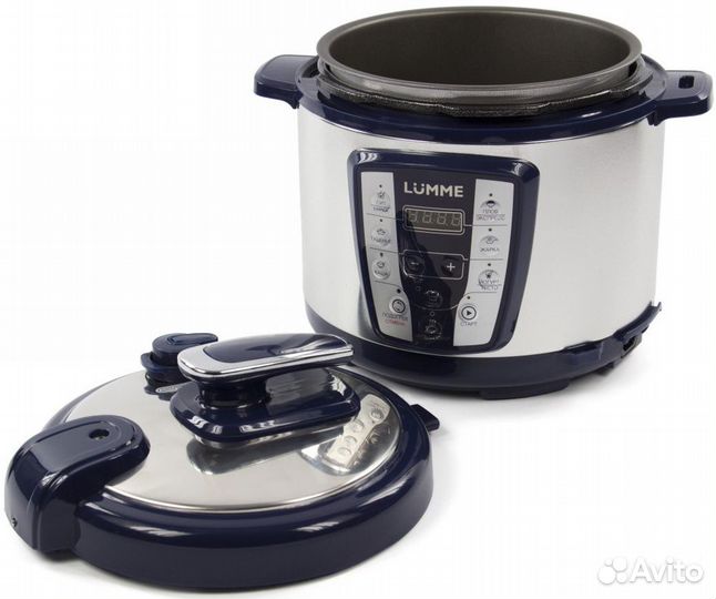 Lumme LU-1450 синий сапфир Мультиварка-скороварка