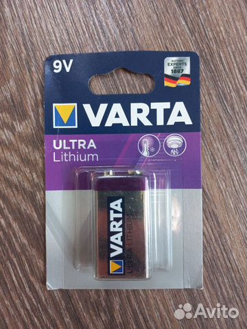 Батарейка крона Varta (оригинал) объявление продам