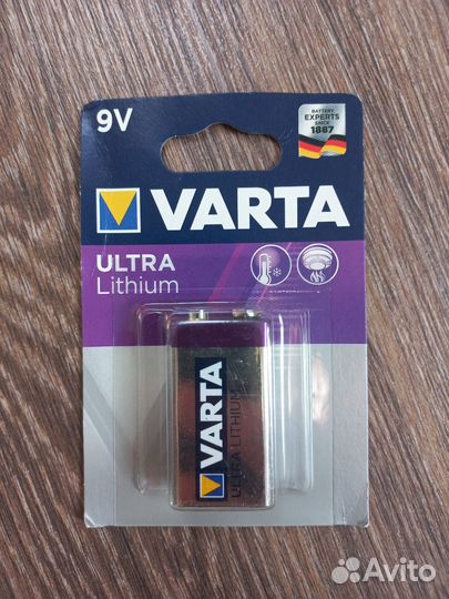 Батарейка крона Varta (оригинал)