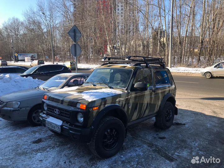 Багажник экспедиционный для ваз нива (с сеткой)