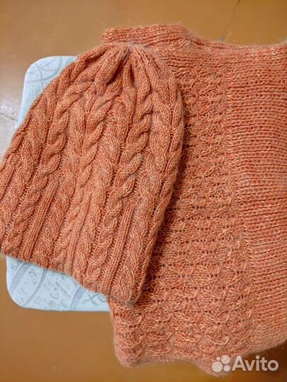 Комплект шапка и снуд