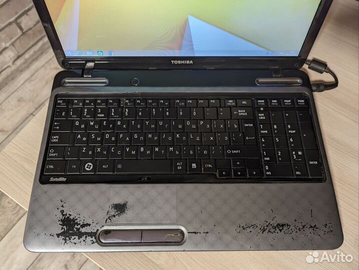 Ноутбук Toshiba 4-х ядерный для игр, учебы, работы