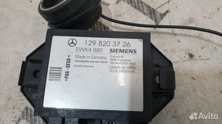 Блок управления замками на Mercedes W140 R129