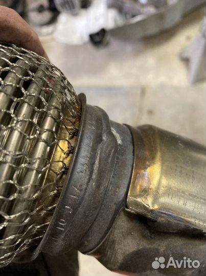 Приемная труба глушителя Mercedes ML W166 ML/GLE M