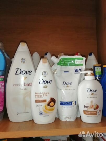 Гель для душа мыло лосьон Dove