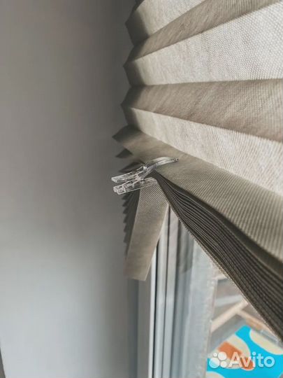 Жалюзи самоклеящиеся плиссе