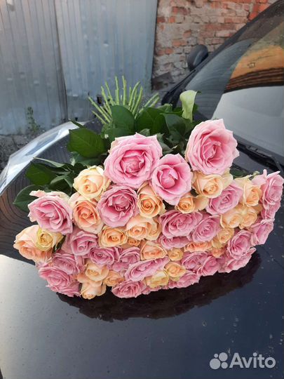 Букет из 51 розы 101 роза 15 25 роз Цветы доставка