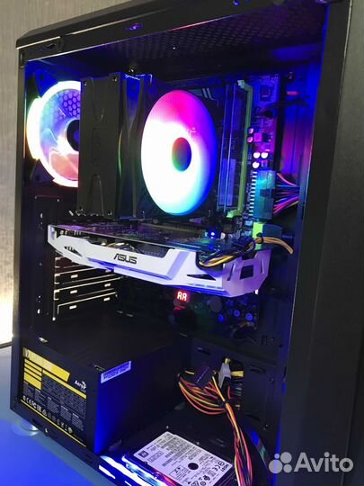 Игровой комп IntelXeon E5-2689/SSD/32Gb/RX570 8Gb