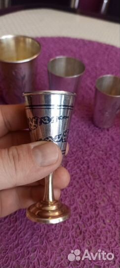 Рюмка, стопки серебро
