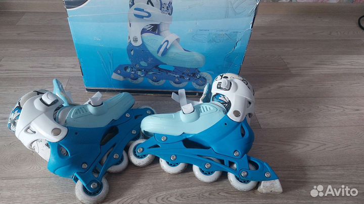 Роликовые коньки детские раздвижные
