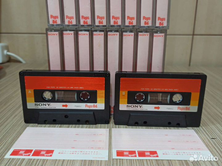 Аудиокассеты sony pops 84