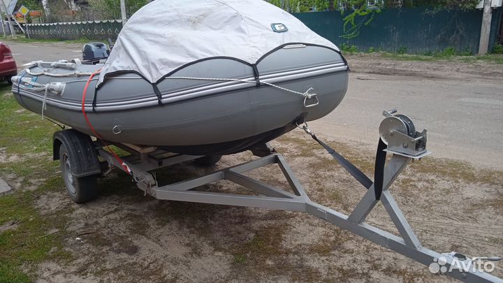 Комплект лодка, мотор, прицеп