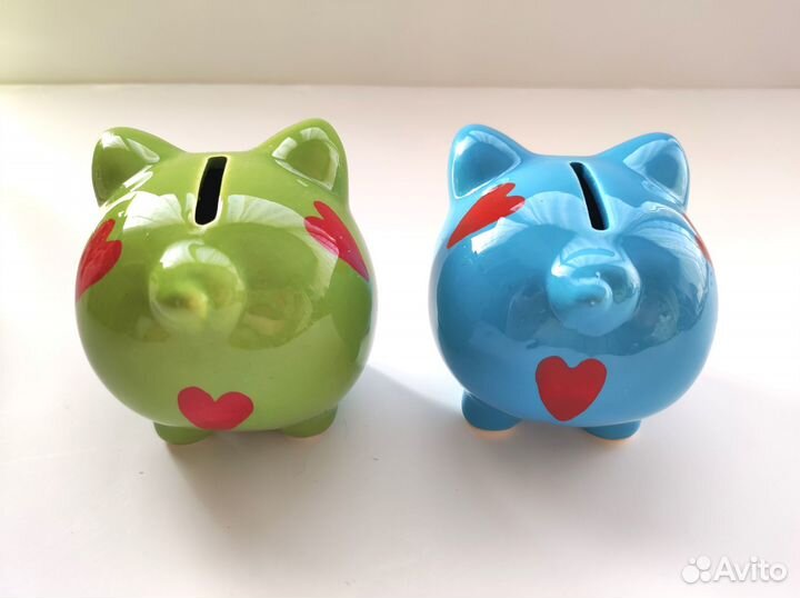 Статуэтки Копилки хрюшка и слоник