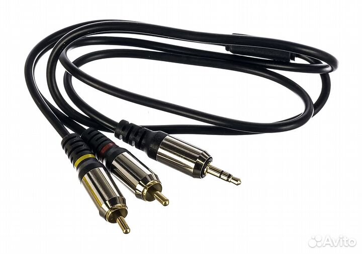 K. 3.5st -2RCA 1.0 m Cablexpert ccab-02-35M2RM-1M