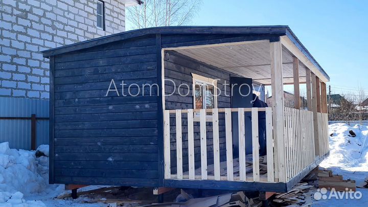 Вагончик с надежной крышей