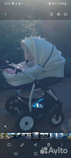Коляска 2 в 1 индиго