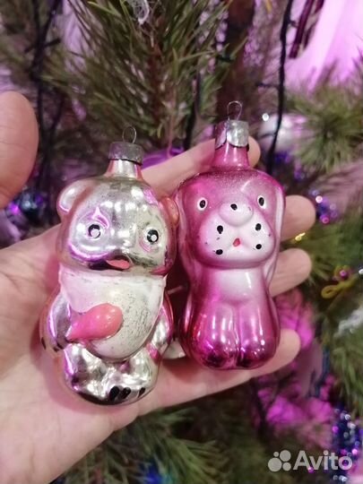 Елочные игрушки СССР