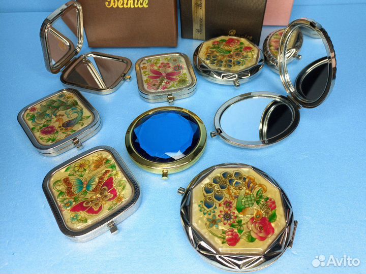 Зеркало складной карманное Афродита Металл