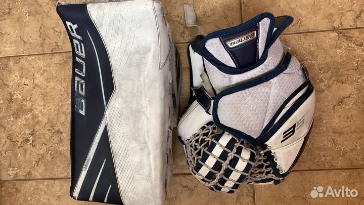 Хоккейные ловушка и блин Bauer Supreme 3S INT