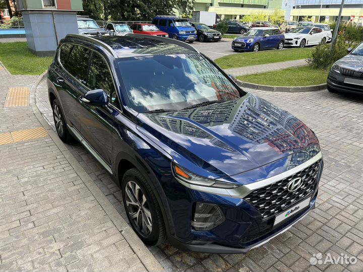 Hyundai Santa Fe 2.4 AT, 2018, 84 000 км