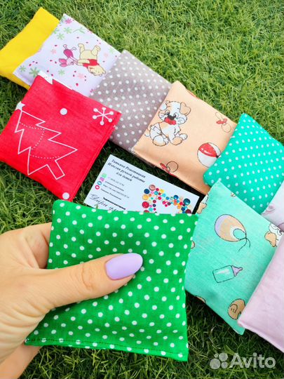 Сенсорные мешочки монтессоритактильные мешочки