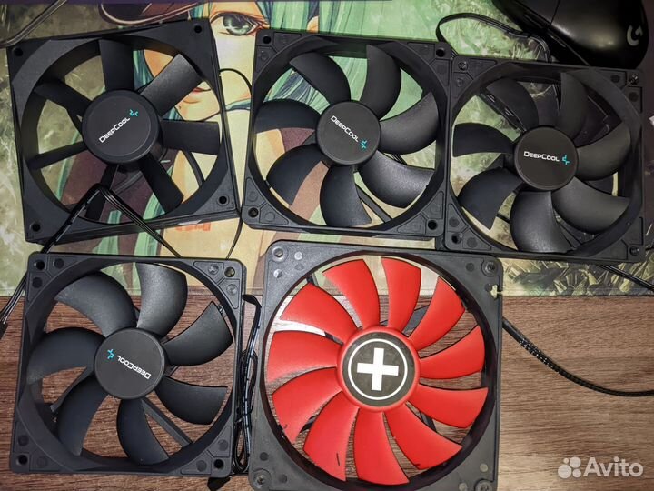 Новые вентиляторы 120мм 140мм