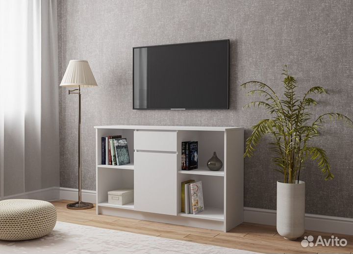 Тумба под тв. Тумба белая