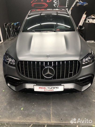 Передний бампер GLS63 AMG Mercedes GLS X167 глс Из