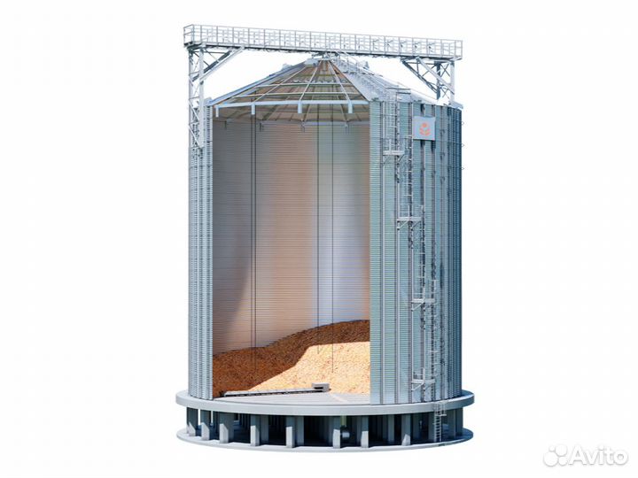 Плоскодонный силос серии спа