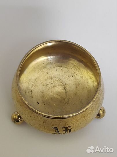 Серебряная солонка 84проба. И.П. Сазиковъ. Раритет