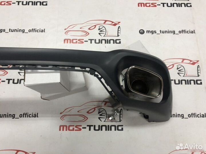 Диффузор бампера с насадками 5.0 BMW X6 f16