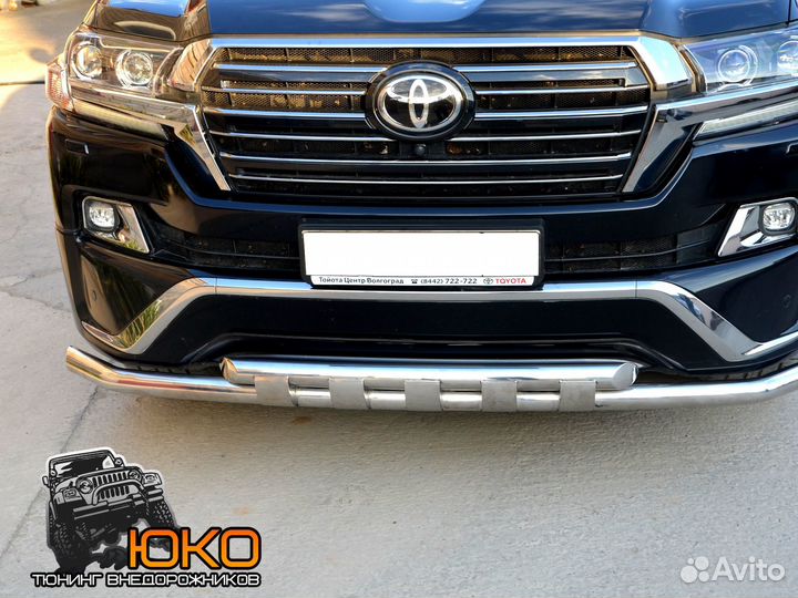 Защита переднего бампера TLC 200 Executive