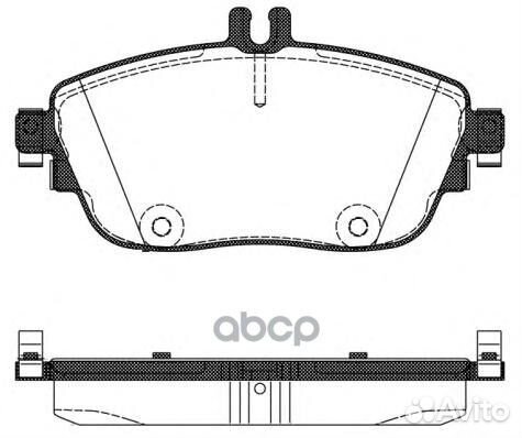Колодки тормозные 148508 Remsa