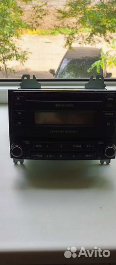 Автомагнитола+переходная рамка на Хëндай elantra