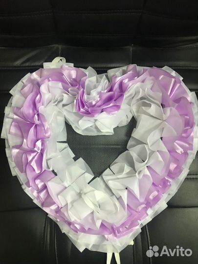 Украшения на свадебную машину на радиатор