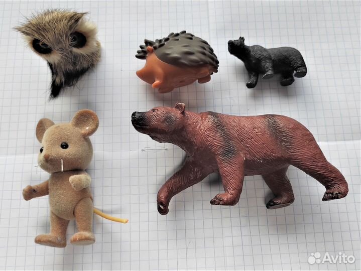 Фигурки лесных зверей