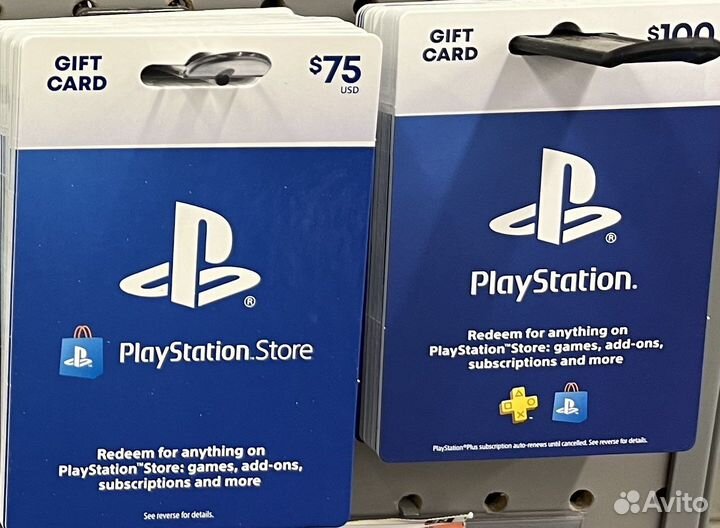 Карты пополнения PSN