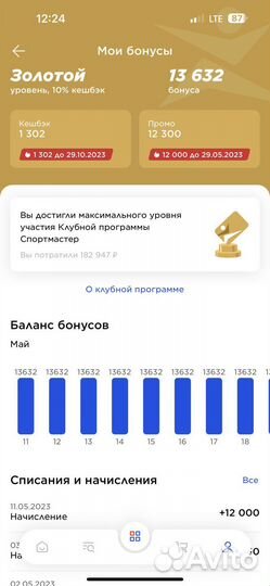 Спортмастер баллы