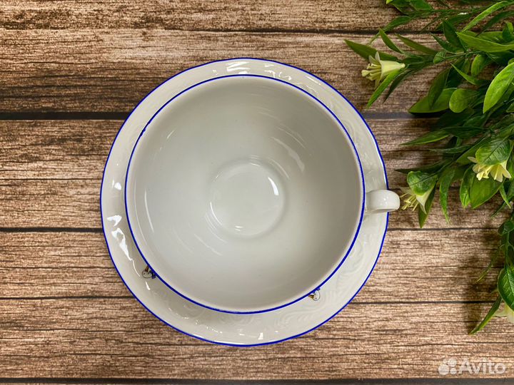 Чашка с блюдцем классика 