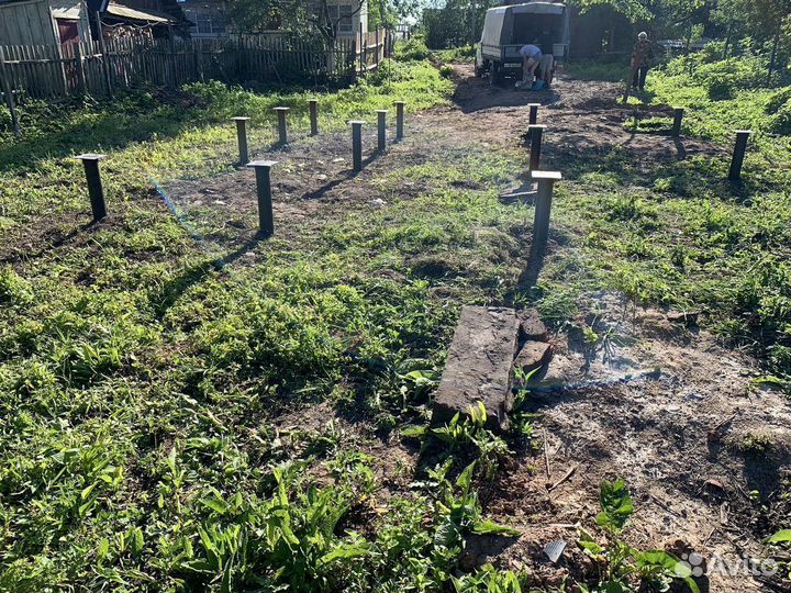 Винтовые сваи Монтаж фундамента на винтовых сваях