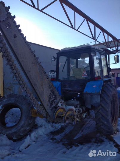 Услуги траншеекопателя (бара), ямобура, миксер