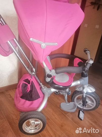 Велосипед с ручкой, санки