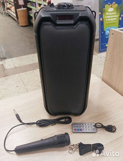 Беспроводная bluetooth колонка с микрофоном