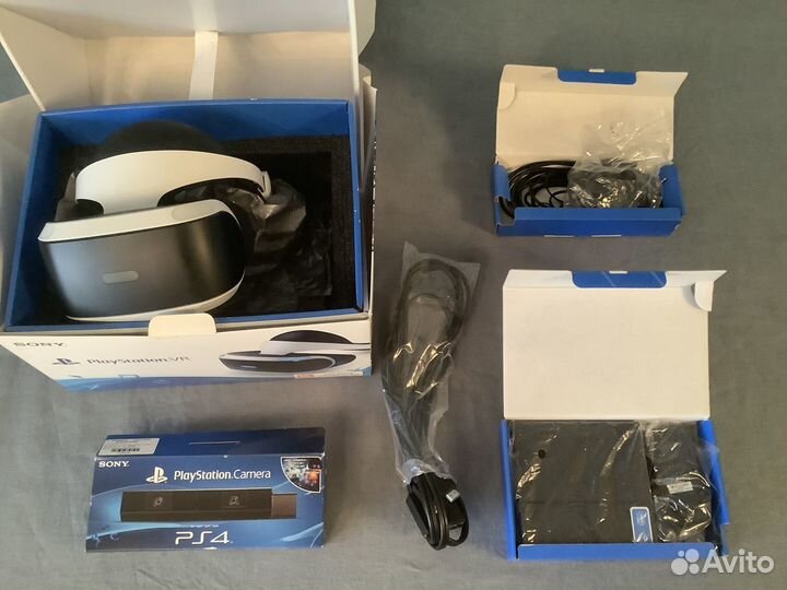 Sony PlayStation VR v.1+2 игры (Farpoint+Robinson)