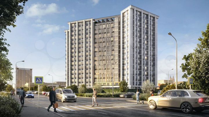 2-к. квартира, 47,6 м², 15/16 эт.