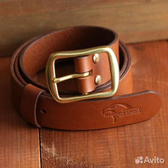 Мужской кожаный ремень
