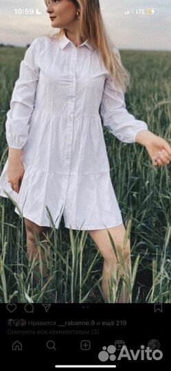 Платье рубашка