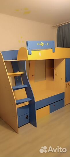 Детская кровать, двухъярусная