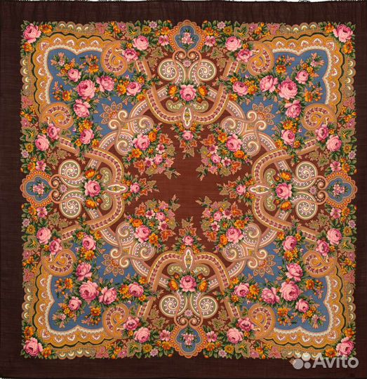 Павловопосадский шерстяной платок